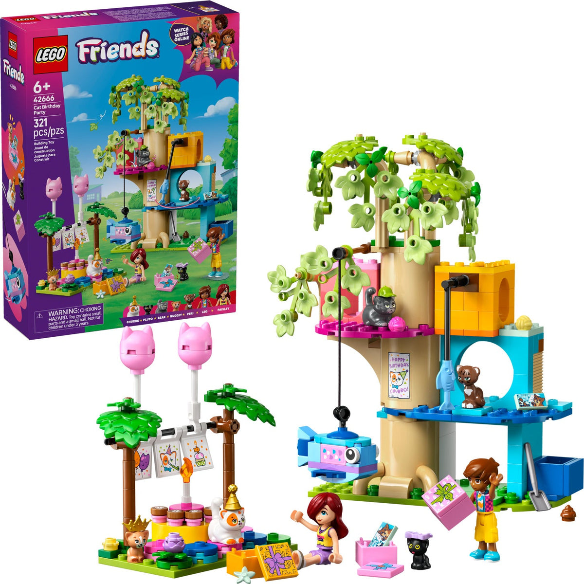 LEGO Friends: Cat Birthday Party & Tree House