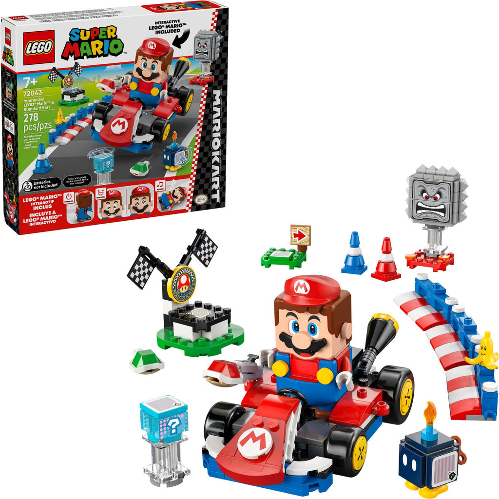 LEGO Super Mario: Mario Kart™ – Interactive LEGO® Mario™ & Standard Kart
